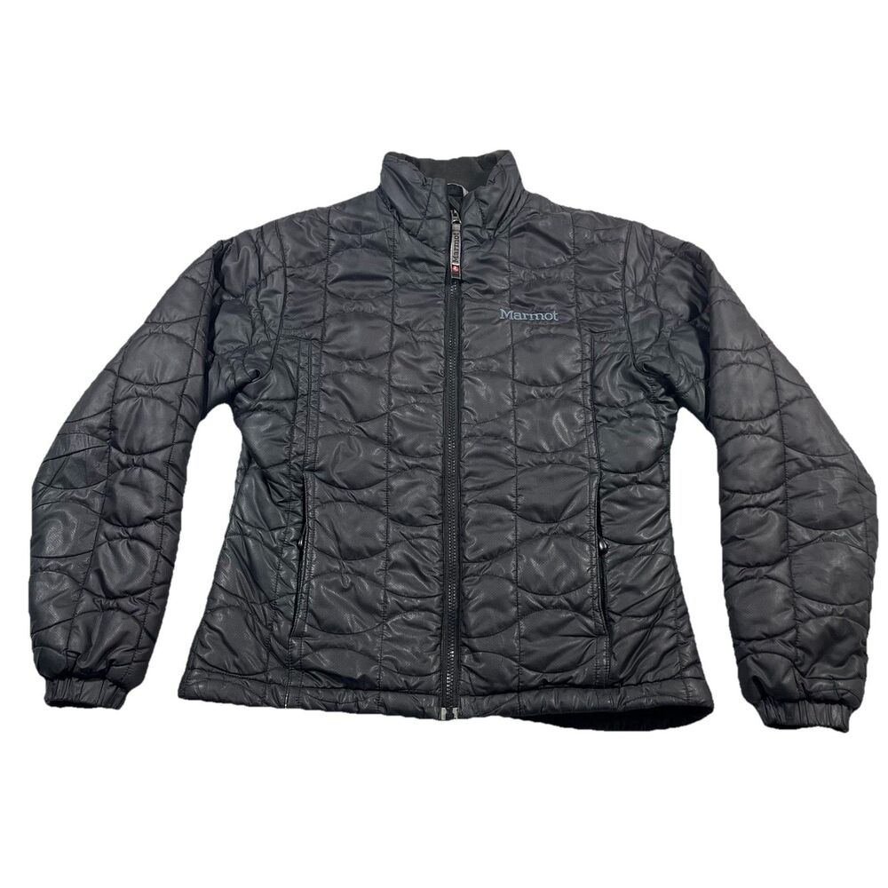 Marmot Women’s Small Black Insulated Quilted Jacket Full Zip Coat